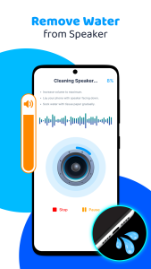 اسکرین شات 1 برنامه Speaker Cleaner - Remove Water