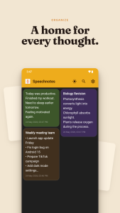 اسکرین شات 3 برنامه SNotes: Voice & Speech to Text