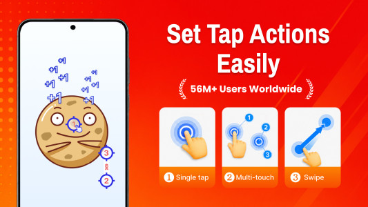 اسکرین شات 1 برنامه Auto Click - Automatic Clicker
