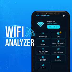 اسکرین شات 1 برنامه WiFi Analyzer - Wifi Password