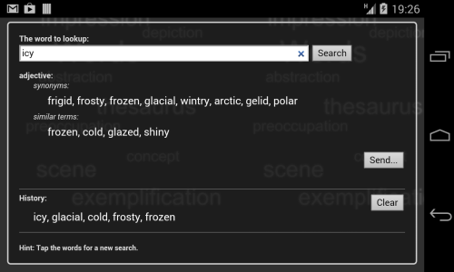 اسکرین شات 5 برنامه Thesaurus