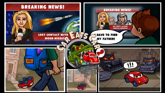 اسکرین شات 4 بازی Car Eats Car 2: Car Racing