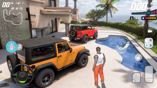 اسکرین شات 3 بازی Racer Reborn: Car Racing Games