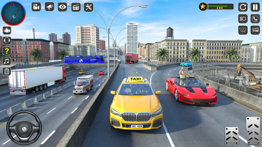اسکرین شات 1 بازی Offroad City Taxi Game Offline