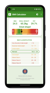 اسکرین شات 5 برنامه BMI Calculator