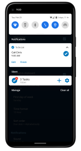 اسکرین شات 6 برنامه To Do List