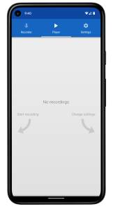 اسکرین شات 6 برنامه Voice Recorder