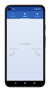 اسکرین شات 6 برنامه Voice Recorder