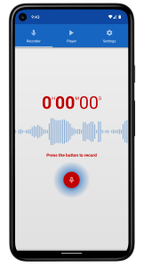 اسکرین شات 1 برنامه Voice Recorder