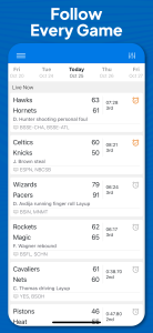 اسکرین شات 2 برنامه Superfan Sports Pro Basketball