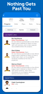 اسکرین شات 6 برنامه Superfan Sports Pro Basketball
