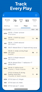 اسکرین شات 3 برنامه Superfan Sports Pro Basketball