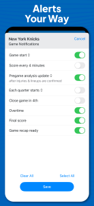 اسکرین شات 5 برنامه Superfan Sports Pro Basketball