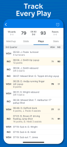 اسکرین شات 3 برنامه Superfan Sports Pro Basketball