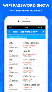 اسکرین شات 5 برنامه Wifi Password Show Master key