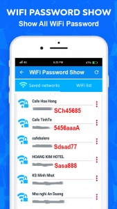 اسکرین شات 1 برنامه Wifi Password Show Master key