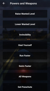 اسکرین شات 4 برنامه Cheats for Grand Theft V