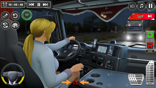 اسکرین شات 4 بازی Heavy City Truck trailer Game