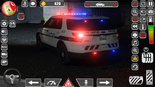 اسکرین شات 5 برنامه Police Car Spooky Parking 3d
