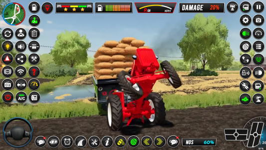 اسکرین شات 3 بازی Tractor Games: Farming Game 3D