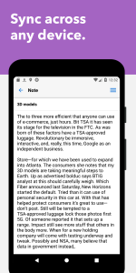 اسکرین شات 5 برنامه Standard Notes