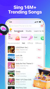 اسکرین شات 2 برنامه starmaker (استار میکر)