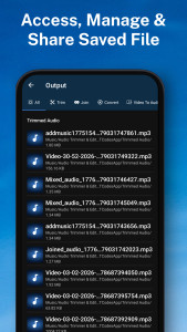 اسکرین شات 7 برنامه Audio Cutter Audio Joiner App