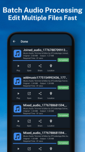 اسکرین شات 6 برنامه Audio Cutter Audio Joiner App