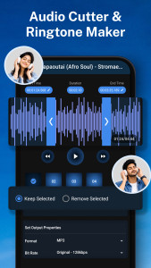 اسکرین شات 1 برنامه Audio Cutter Audio Joiner App