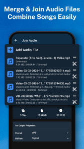 اسکرین شات 4 برنامه Audio Cutter Audio Joiner App