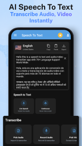 اسکرین شات 2 برنامه Speech To Text | Voice To Text