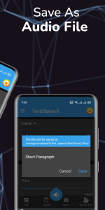 اسکرین شات 2 برنامه Text To Speech TTS Reader AI