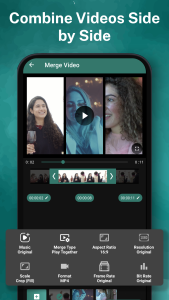 اسکرین شات 2 برنامه Video Trimmer, Merger & Joiner