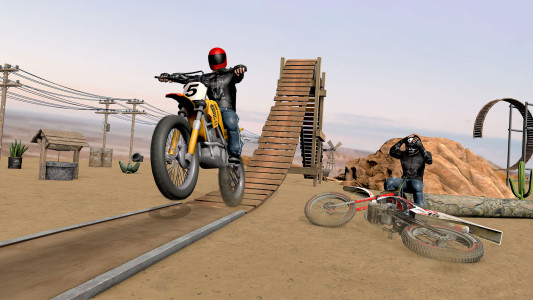 اسکرین شات 5 بازی Stunt Bike Games: Bike Racing