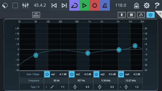 اسکرین شات 5 برنامه Cubasis LE 3 Trial