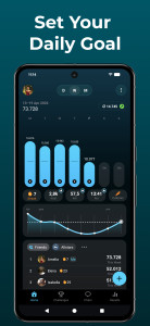 اسکرین شات 2 برنامه StepsApp – Step Counter