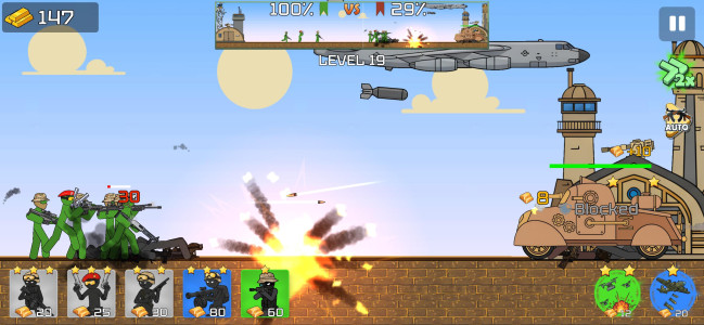 اسکرین شات 3 بازی Stick Ragdoll Modern Battle