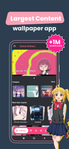 اسکرین شات 3 برنامه Anime Stickers For WASticker