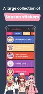 اسکرین شات 6 برنامه Anime Stickers For WASticker