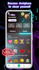 اسکرین شات 5 برنامه StickTok - animation sticker