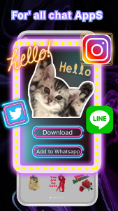 اسکرین شات 2 برنامه StickTok - animation sticker