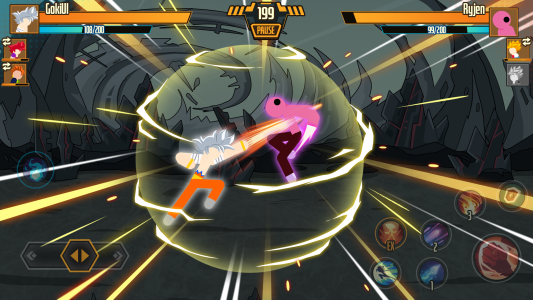 اسکرین شات 1 بازی Stickman Dragon Fight
