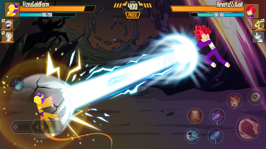 اسکرین شات 2 بازی Stickman Dragon Fight