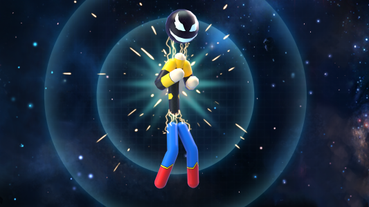 اسکرین شات 2 بازی Stickman Superhero: Merge Hero