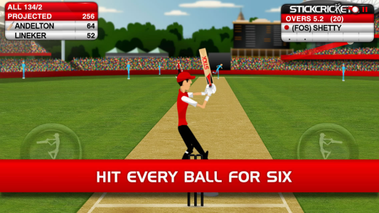 اسکرین شات 1 بازی Stick Cricket Classic