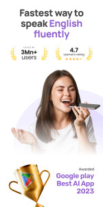 اسکرین شات 1 برنامه Stimuler AI: English Fluency