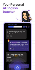 اسکرین شات 2 برنامه Stimuler AI: English Fluency