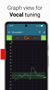 اسکرین شات 6 برنامه Tuner - Pitched!