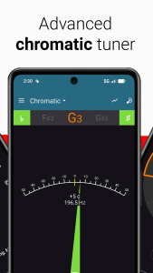 اسکرین شات 4 برنامه Tuner - Pitched!