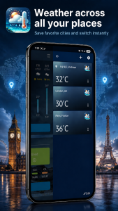 اسکرین شات 8 برنامه Weather Real-time Forecast